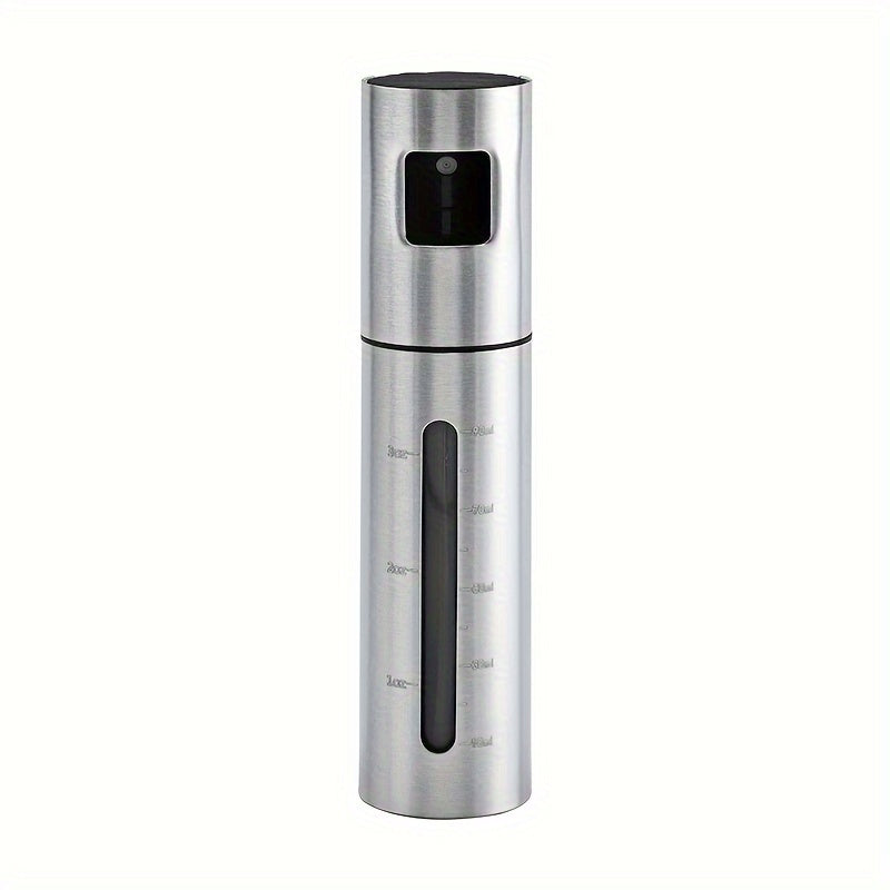 100ml Stainless Steel Oil Spray Bottle for Kitchen Seasoning and Barbecue