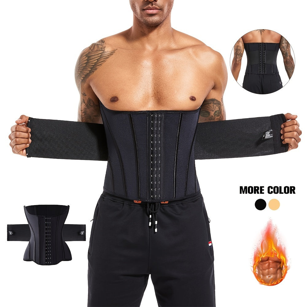 Men's Waist Shaping Belt Solid Color Medium Stretch Polyamide Elastane Slim Waist Trainer