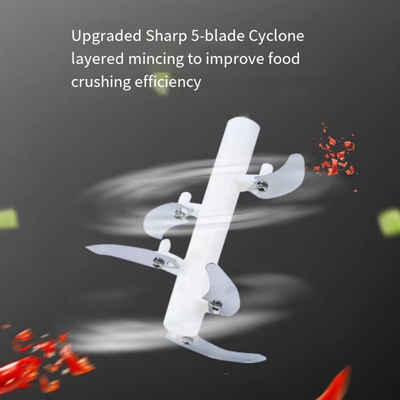 Multipurpose Garlic Masher and Vegetable Cutter Stainless Steel Blades 500ml