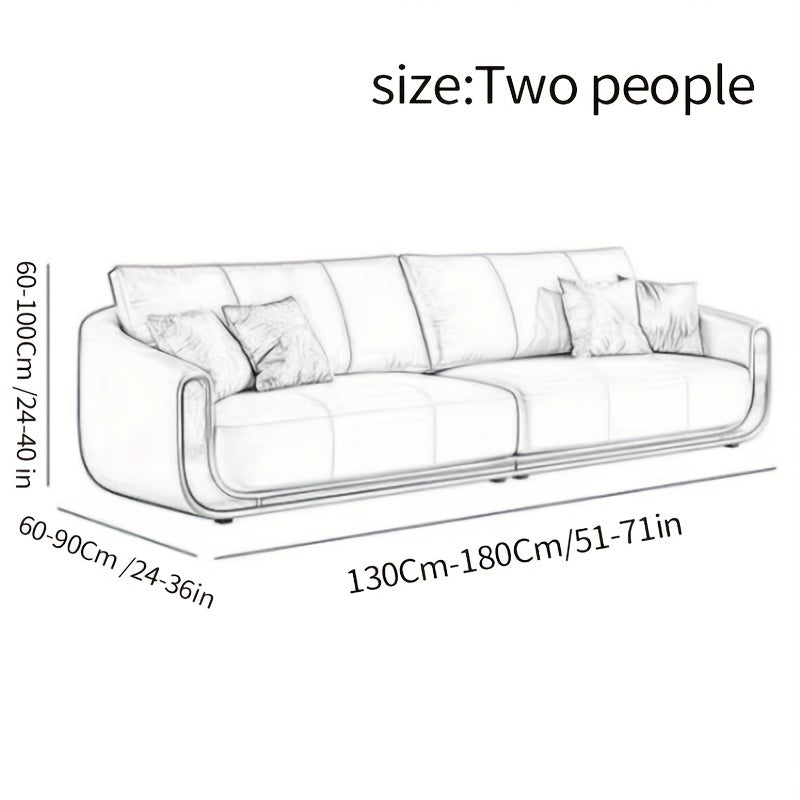Anti-Slip Sofa Slipcover with Dandelion Design Protects Furniture and Includes Pillow Cover 17.71in x 17.71in