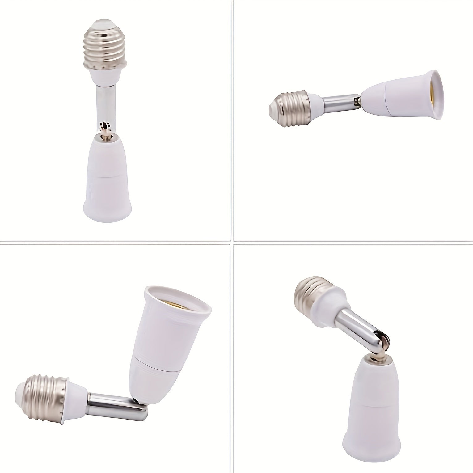 Adjustable Lamp Base Extension Adapter for Garage Porch Restaurant Decor