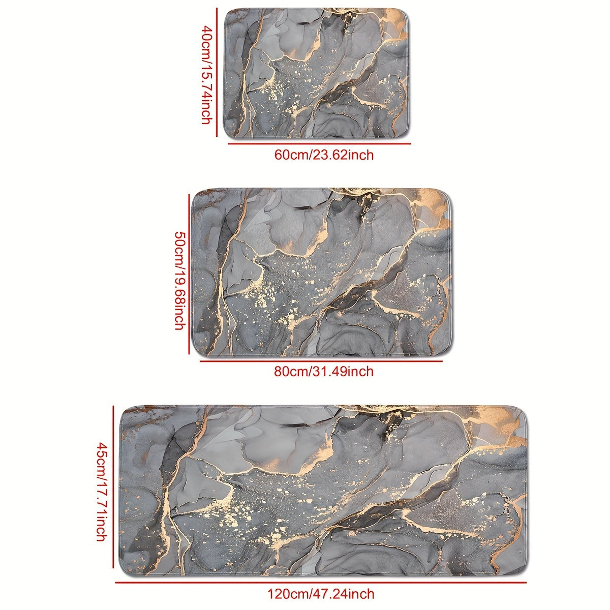 Alfombra de tinta dorada antideslizante y resistente al desgaste para sala de estar y dormitorio 5x7 pies