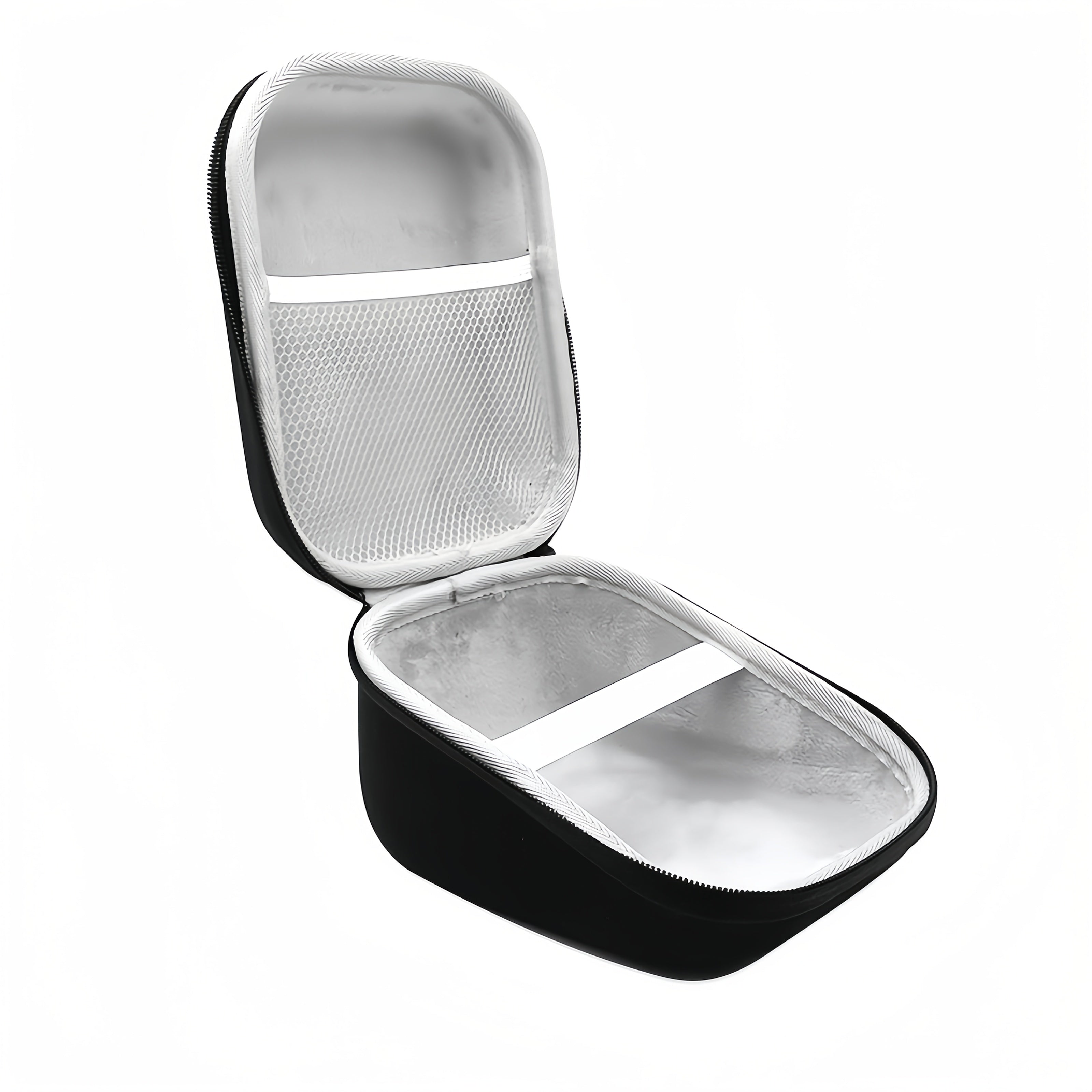 Black Polyester Portable Blood Pressure Monitor Case with Cuff Storage