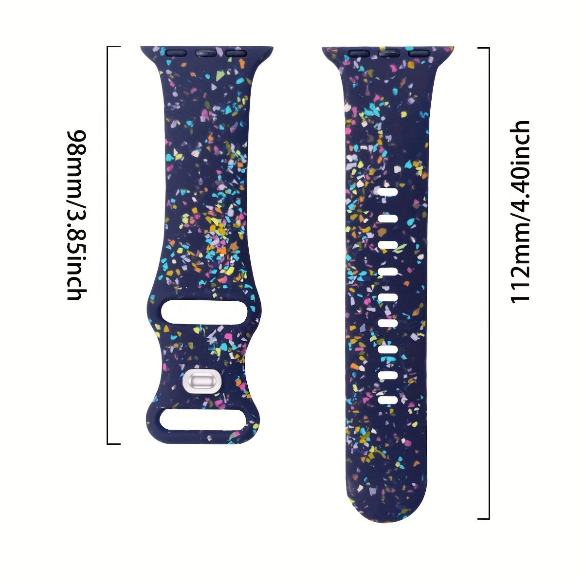 Флоральные силиконовые ремешки для IWatch, совместимые с различными моделями и размерами. Водонепроницаемые и мягкие, подходят как для мужчин, так и для женщин.