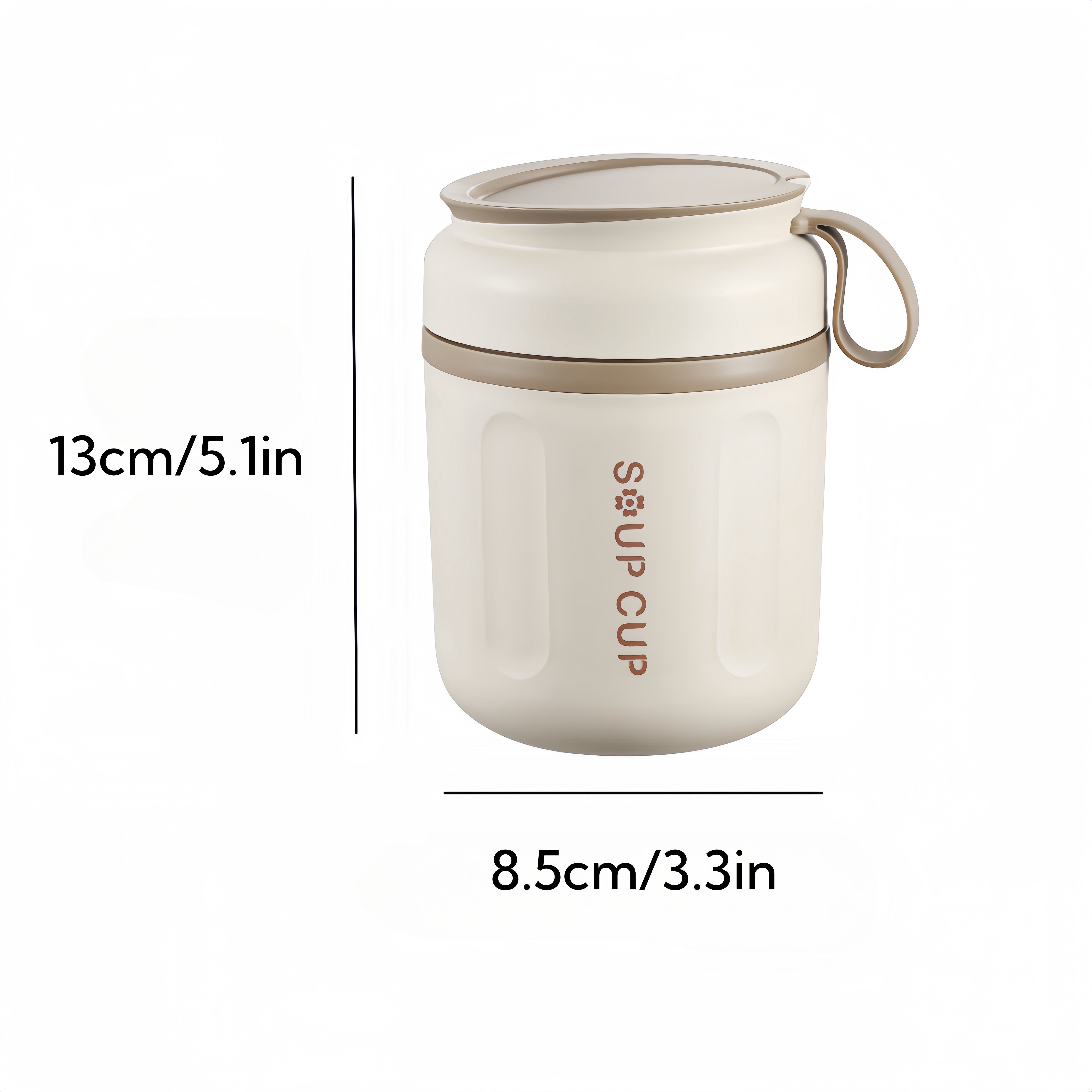 Naychali dizayni va klipli qopqog'i bilan zanglamaydigan po'latdan yasalgan oziq-ovqat idishlari, sho'rva, issiq yoki sovuq taomlar uchun ko'p maqsadli, oqim o'tkazmaydigan termal konteyner - qulay qayta ishlatiladigan va tozalash uchun oddiy.