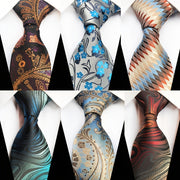 Men's Paisley Waist Flower Tie for Formal Business and Casual Wear