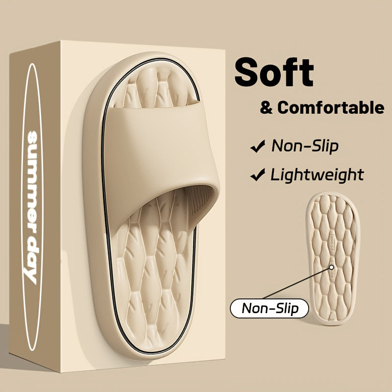 Unisex EVA Slippers with Non-Slip Thick Sole and Round Toe for Indoor Hiking and Daily Use