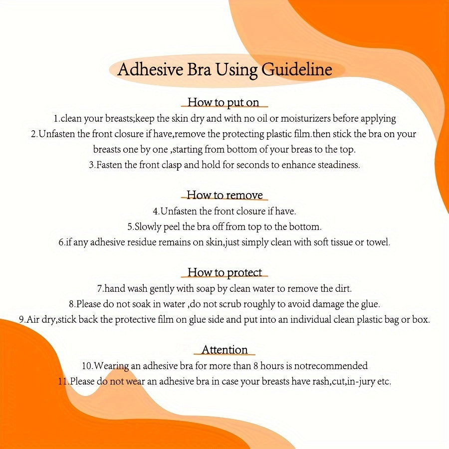 Invisible Breast Lifting Tape for Strapless Dresses and Lingerie