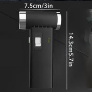 Portable Handheld Turbine Fan with Wireless Operation, High-Speed Dust and Snow Blower