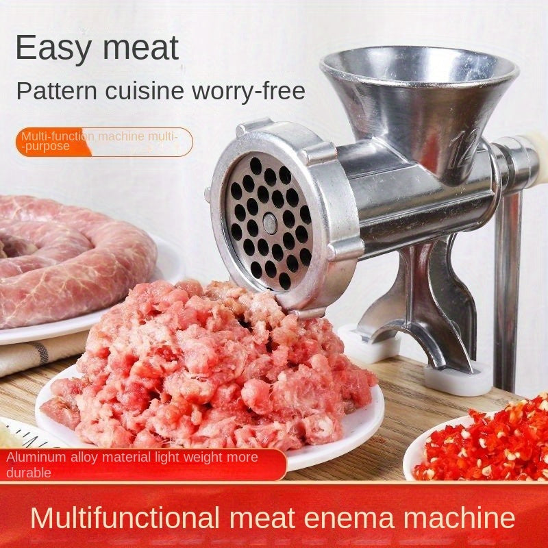 Alüminium go'sht maydalagich kolbasa uchun, sarimsoq pastasi, chili maydalagich, simsiz oshxona asbobi