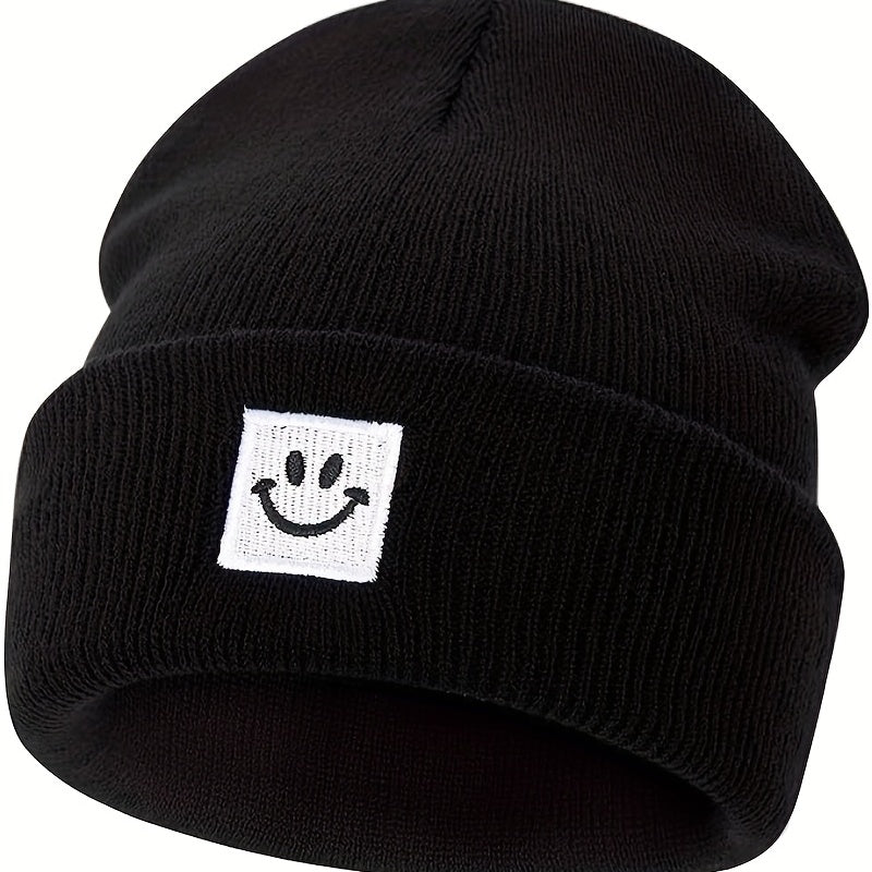Micro Soft Knit Hat Unisex Winter Beanie Warm Cozy Stylish Black