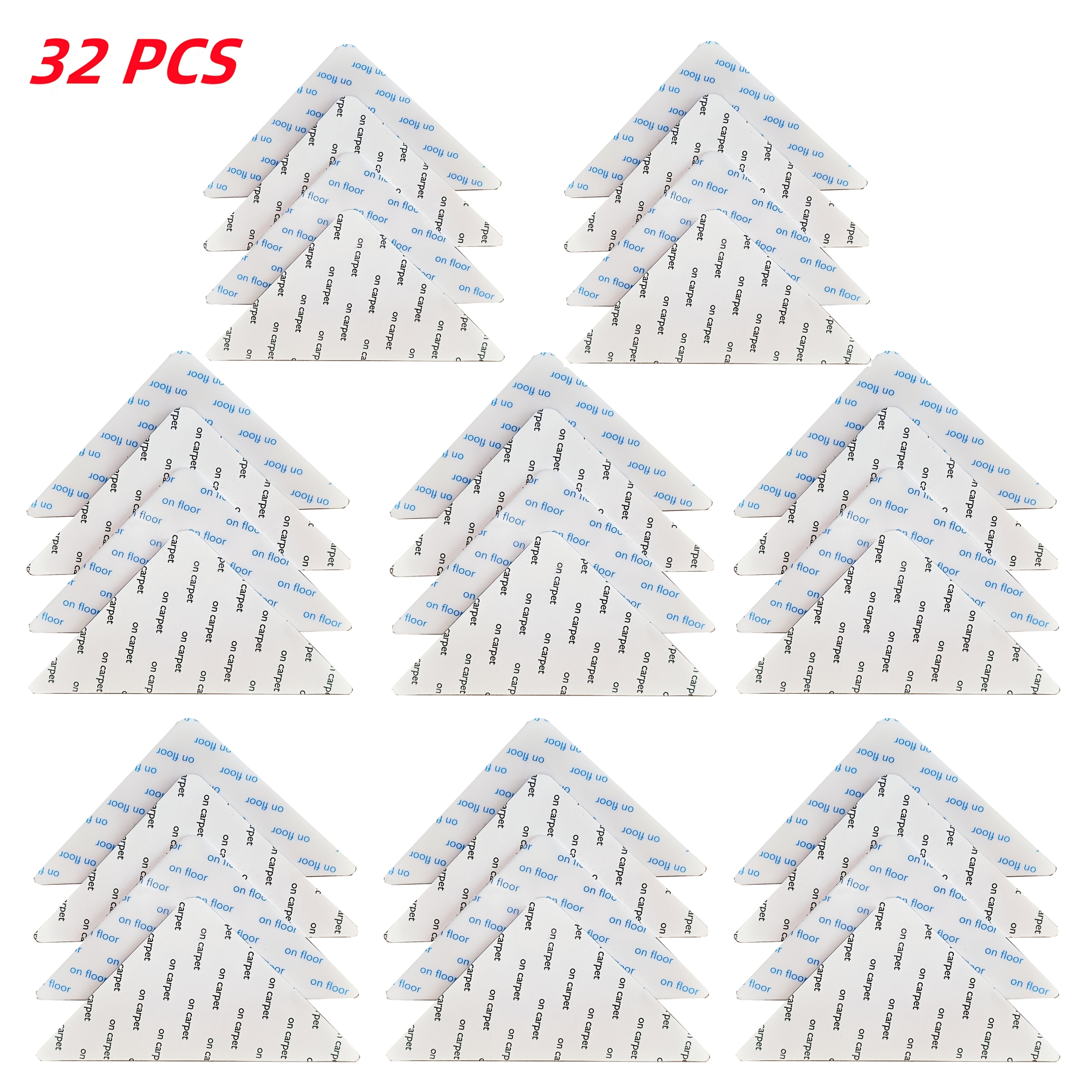 Black And White Carpet Retainer 4/8/12/16/20 Inch Non-Slip Floor Tile Mat