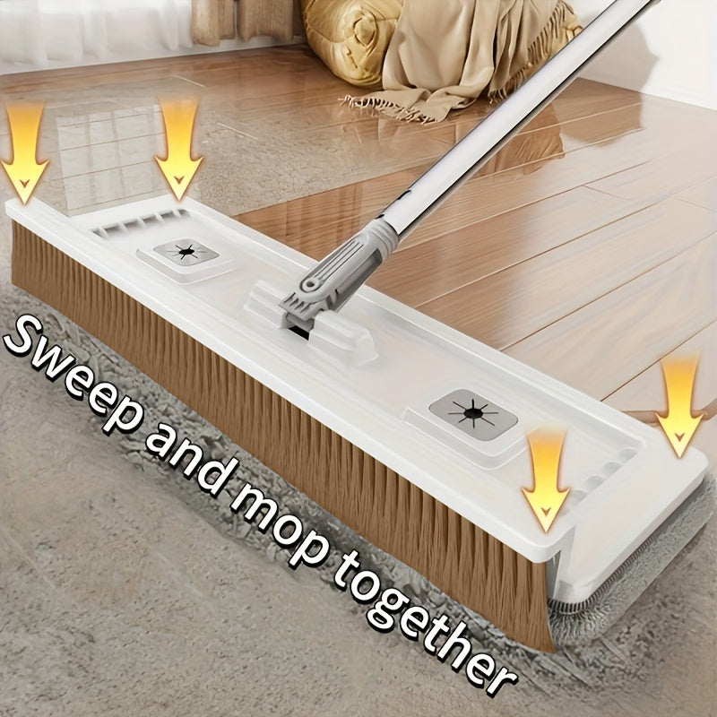 All-in-One Wet Dry Mop Set with Bucket, Adjustable, Durable for Floors