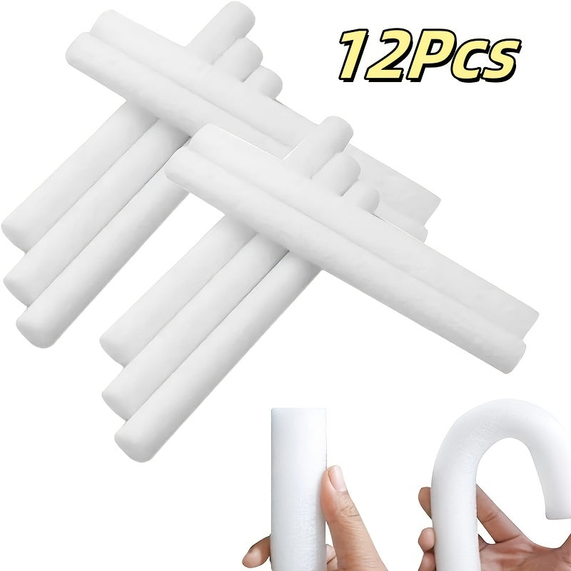 6/12pcs Anti-Slip Foam Bars for Sofa and Bed Covers, 3x30cm