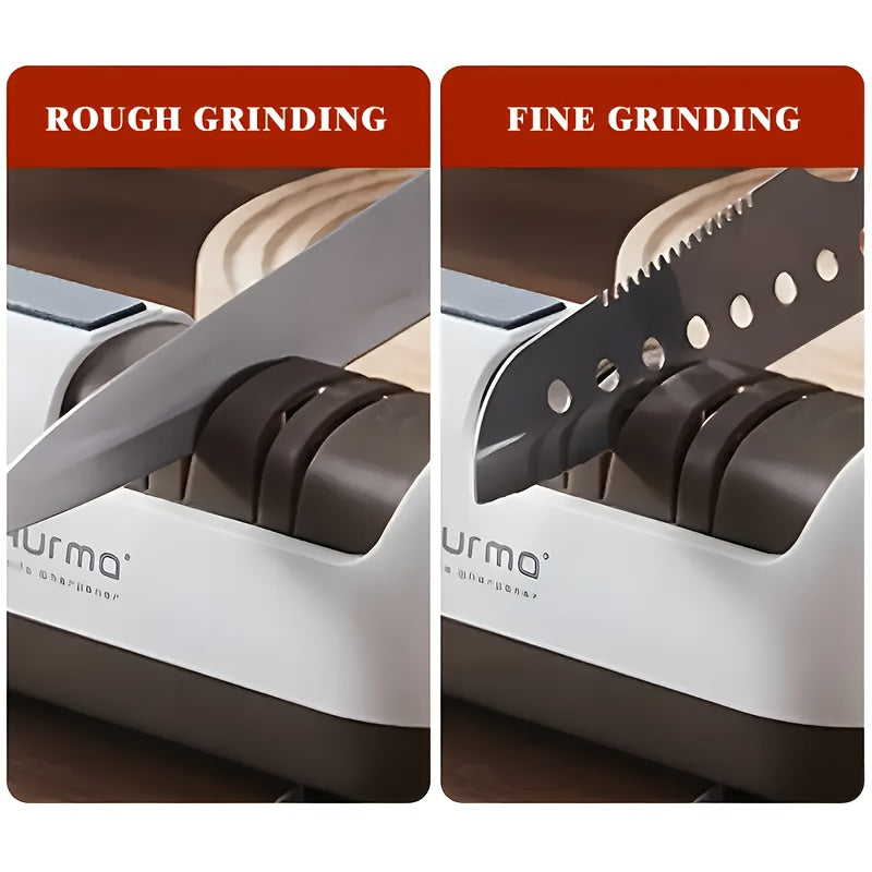 Rechargeable Electric Knife Sharpener with Lithium Battery Fast Home Use Kitchen Tool