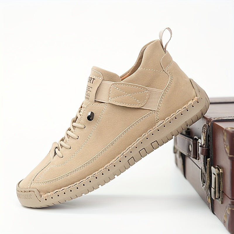Women's Retro Casual Sneakers Non-Slip Rubber Sole All-Season Lace-Up Shoes