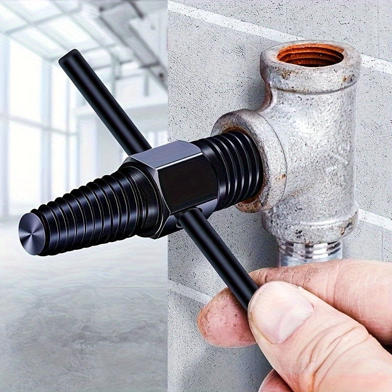 Carbon Steel Screw Extractor Tool for Removing Damaged Bolts and Screws from Pipes Valves and Faucets