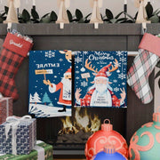 Two Pieces Kitchen Towels 18x26 Inches Christmas Winter Snowflake Decor Soft Cozy
