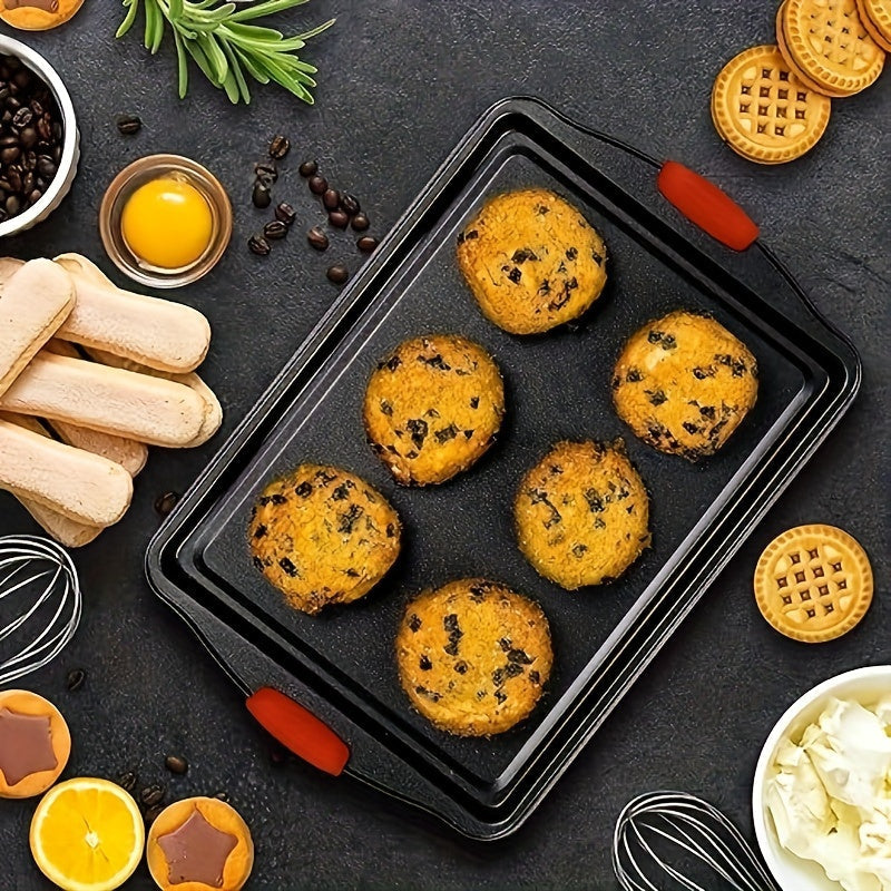 Carbon Steel Baking Sheet Set with Non-Stick Cookie Sheet and Grilling Trays