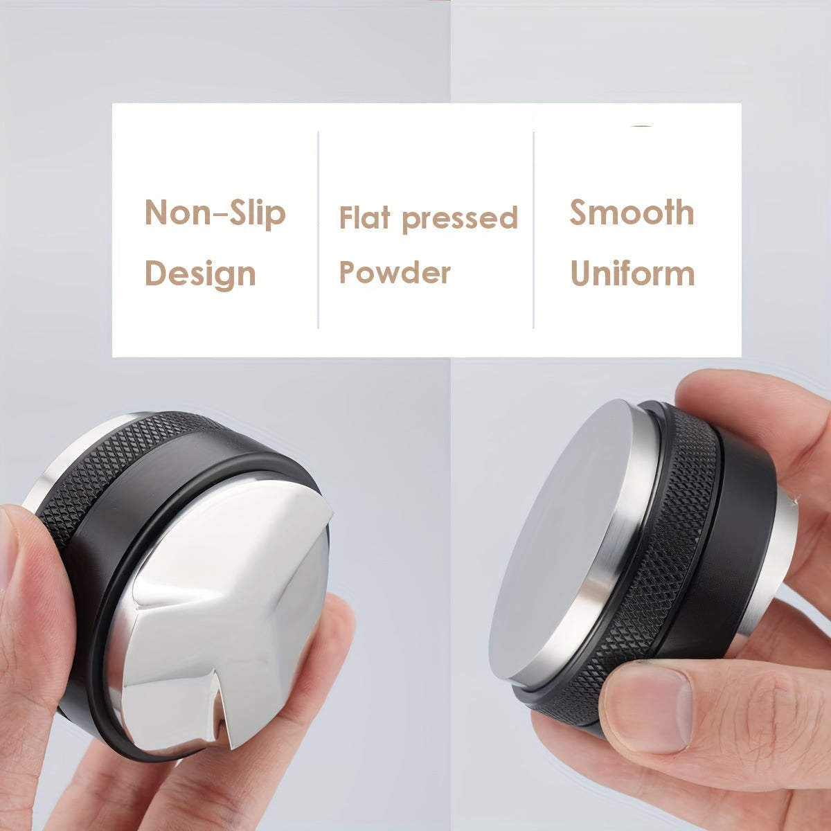 Tamper de espresso de doble cabeza con presión ajustable 51/53/58mm aleación de aluminio