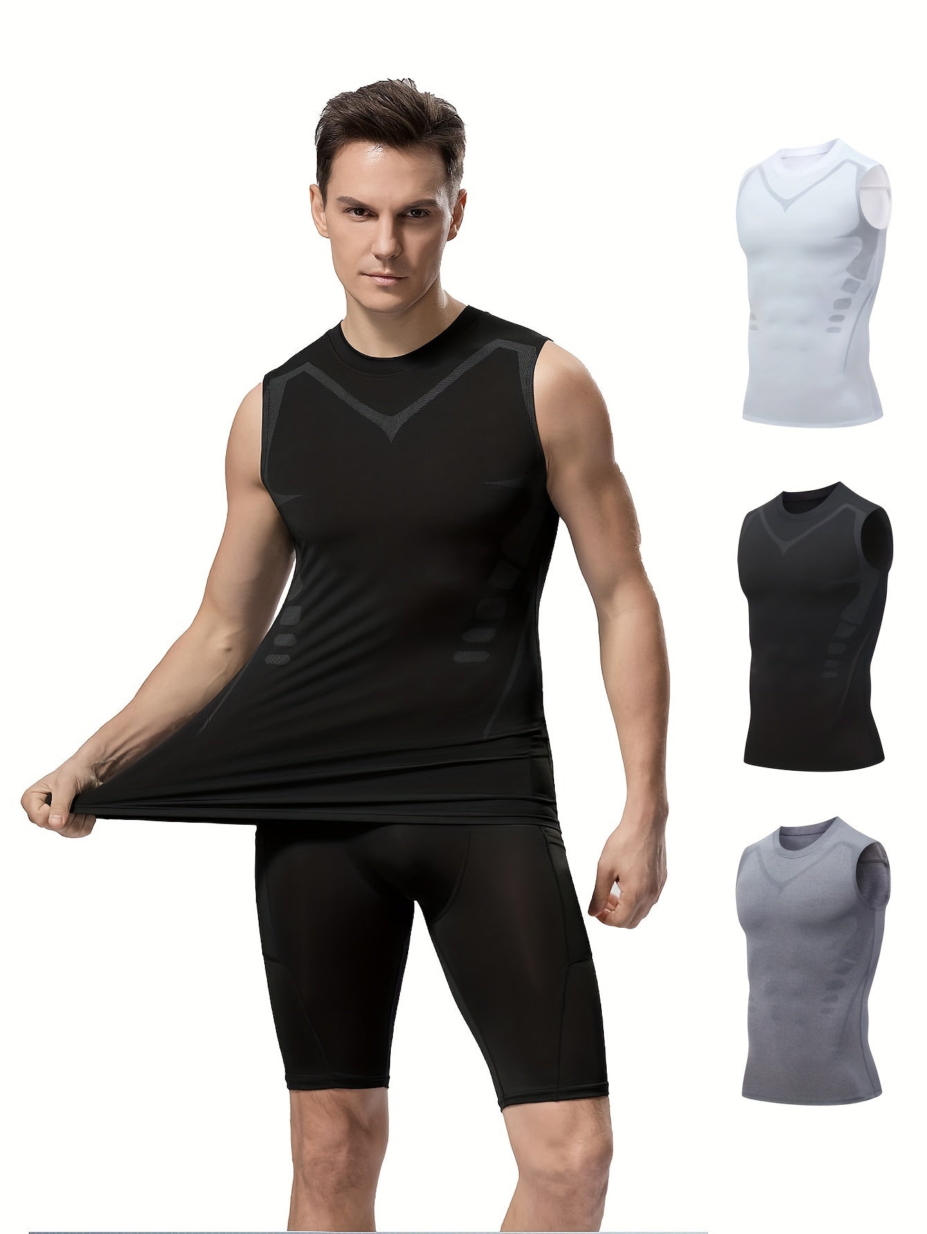 Men's Quick-Dry Tank Top for Sports Fitness and Outdoor Activities