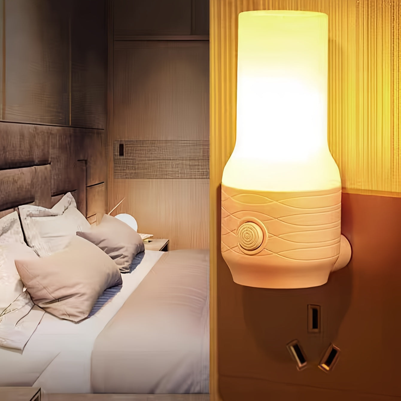 Warm Light LED Night Light for Living Room and Bedroom