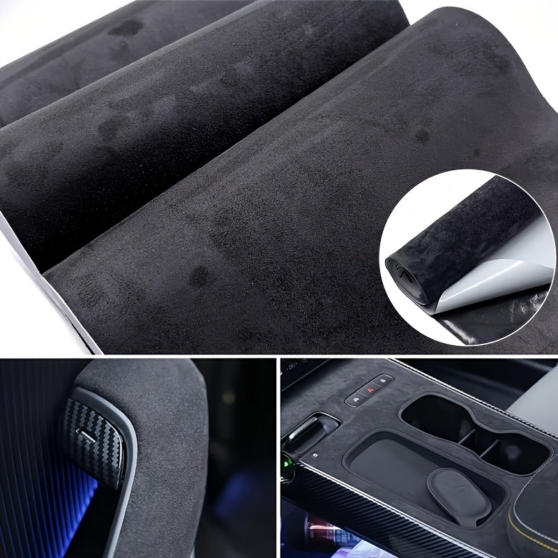 Self-Adhesive Velvet Fabric for Car Interior Roof Decoration Durable Soft Material