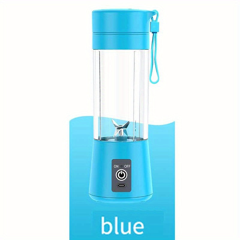 Portable Mini Blender 380ml USB Rechargeable Shakes Smoothies Ice Mixer