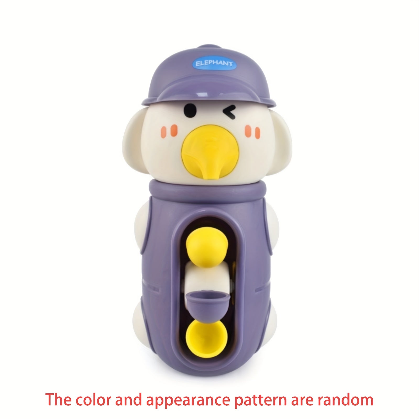 Bath Toys for Children 18M+ Duck and Elephant Waterwheel Spinner Suction Cup