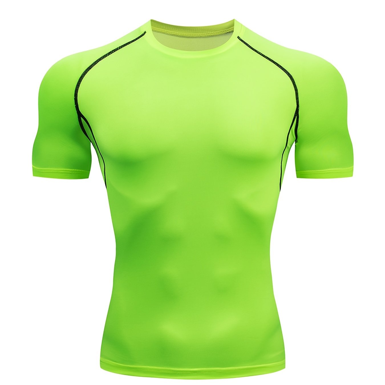 Men's Breathable Quick-Drying Stretch Sports Top for Outdoor Training