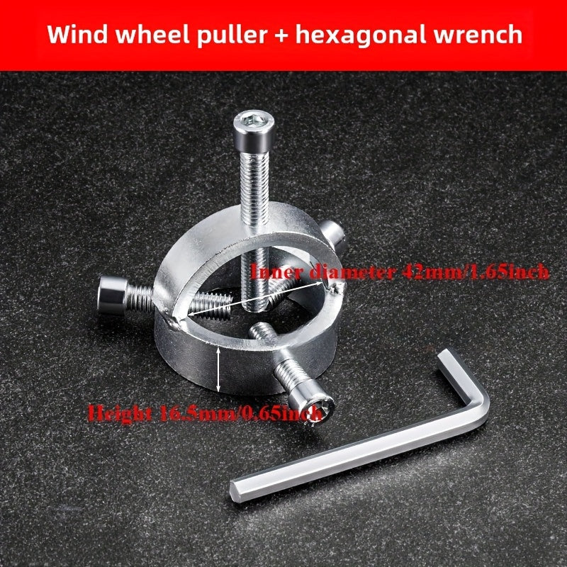 Llave ajustable para extractor de impulsor de campana extractora de metal, accesorio para un desmontaje fácil