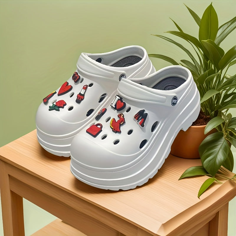 Women's Platform Sandals Cushioned EVA Soles Open-Toe Summer Shoes