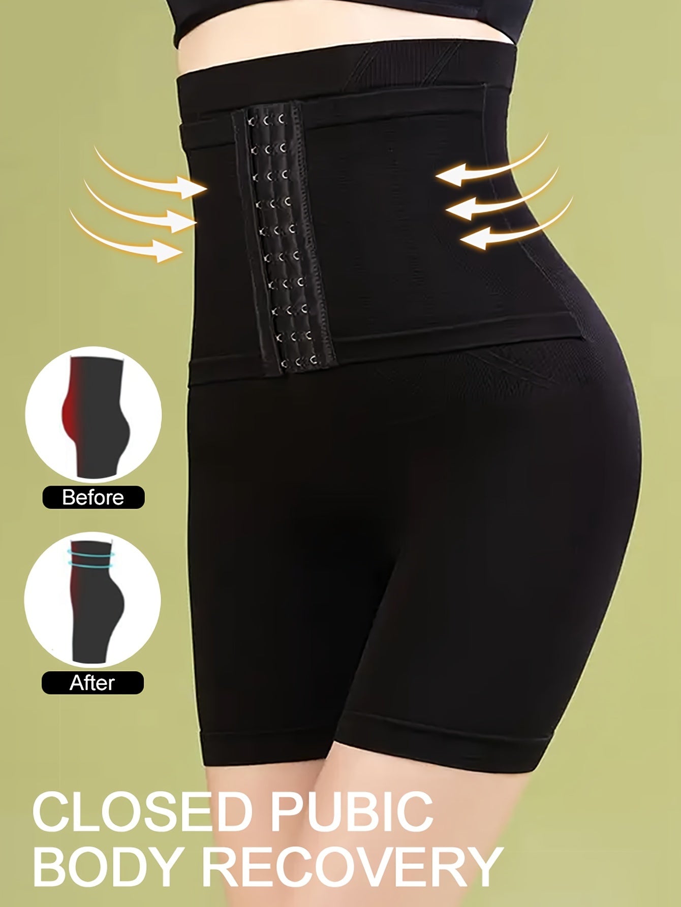 High-Waist Slimming Shapewear Shorts for Women Tummy Control Butt Lift Breathable Nylon