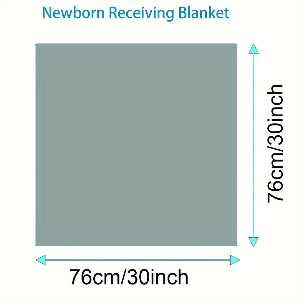 Juego de 4 mantas de muselina de algodón para bebé, 76cm cuadradas, decoración del hogar y regalo