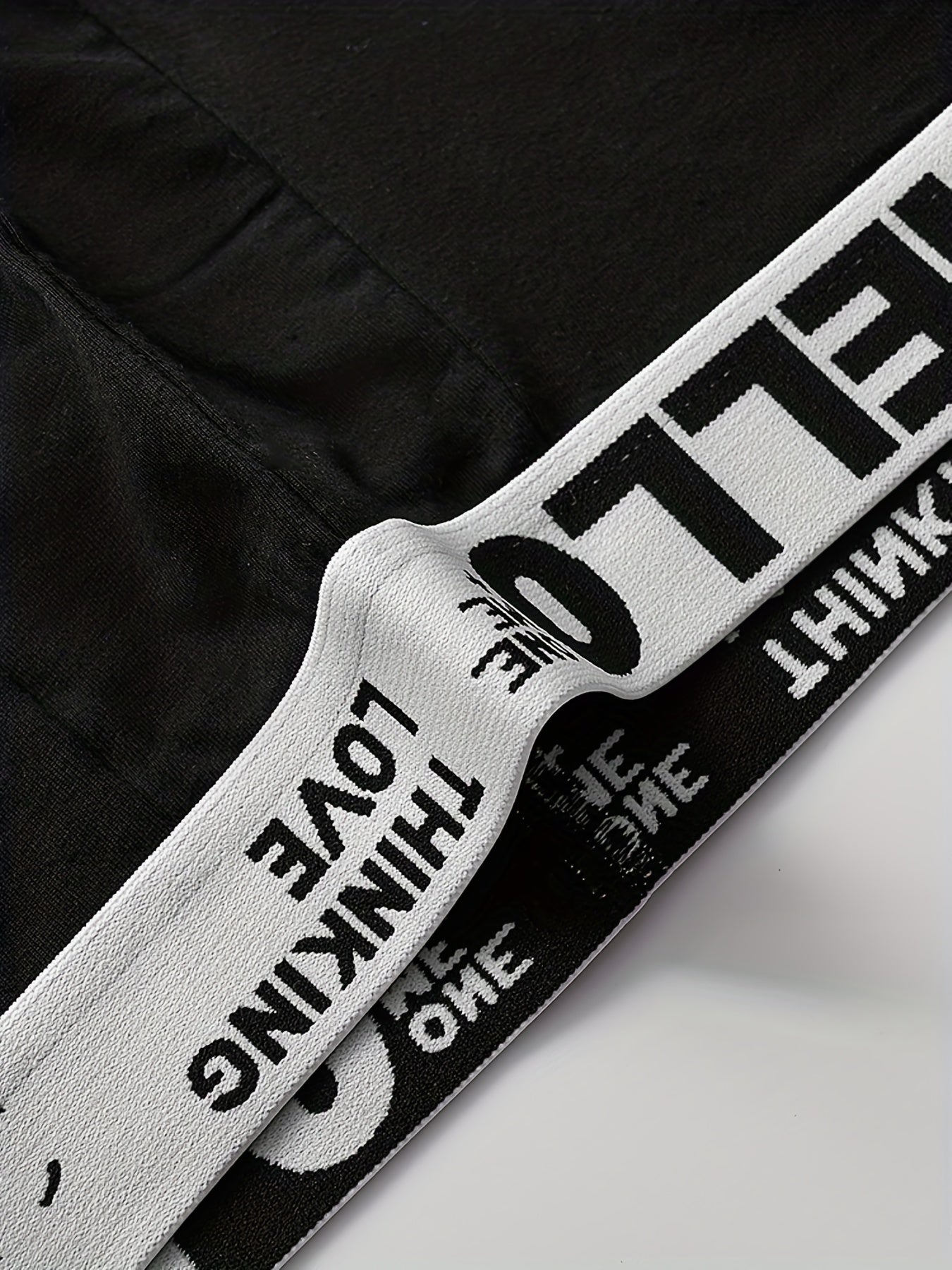 Men's Cotton Boxer Briefs 4-Pack Breathable Comfortable Solid Color Shortie Underwear