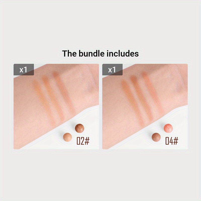 Женские пудровые румяна-жемчужины с мультиоттенками, водостойкие, натуральный финиш