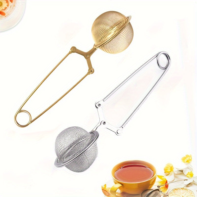 Premium Stainless Steel Tea Ball Infuser with Handle for Loose Leaf Tea