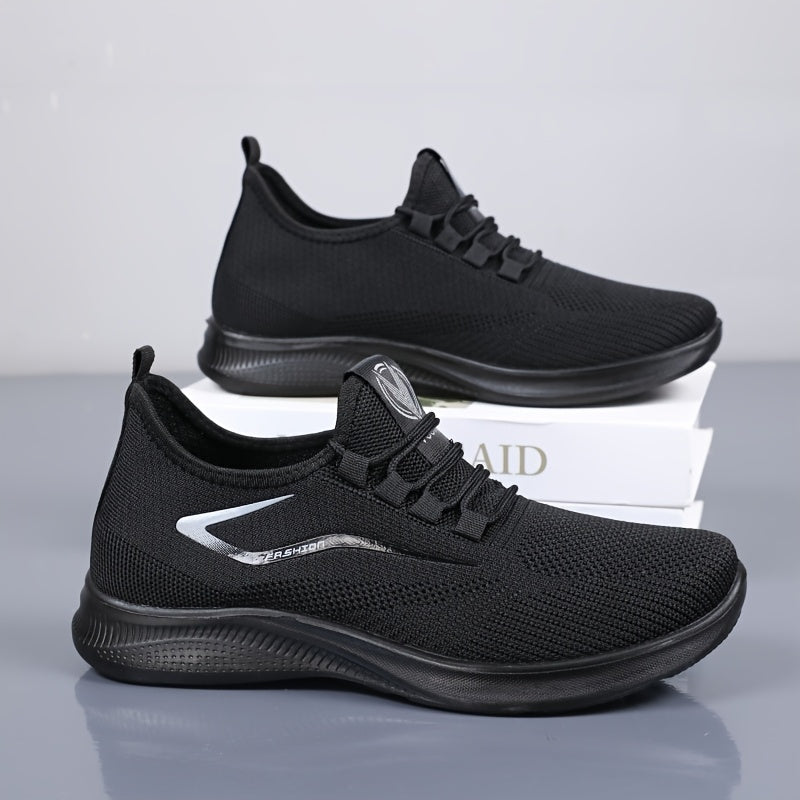 Men's Breathable Fabric Sneakers with Non-Slip Sole for Outdoor Activities