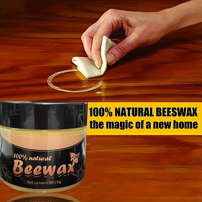 "Yog'ochingizni bizning premium asal mumimiz bilan yaxshilang - mebel va pol uchun 100% tabiiy polirovka, suv o'tkazmaydigan va yorqinlashtiruvchi formula, oddiy qo'llash, barcha yog'och yuzalar uchun mos"