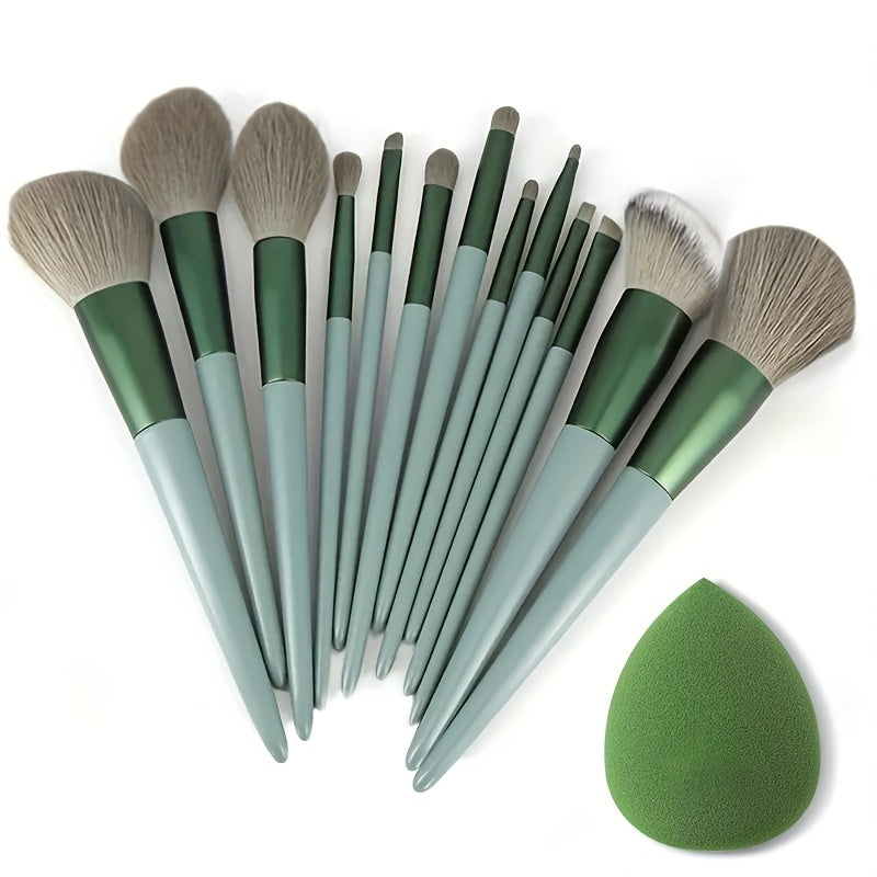 13pcs Soft Fluffy Makeup Brushes Set for Face Eye Blush Powder Foundation