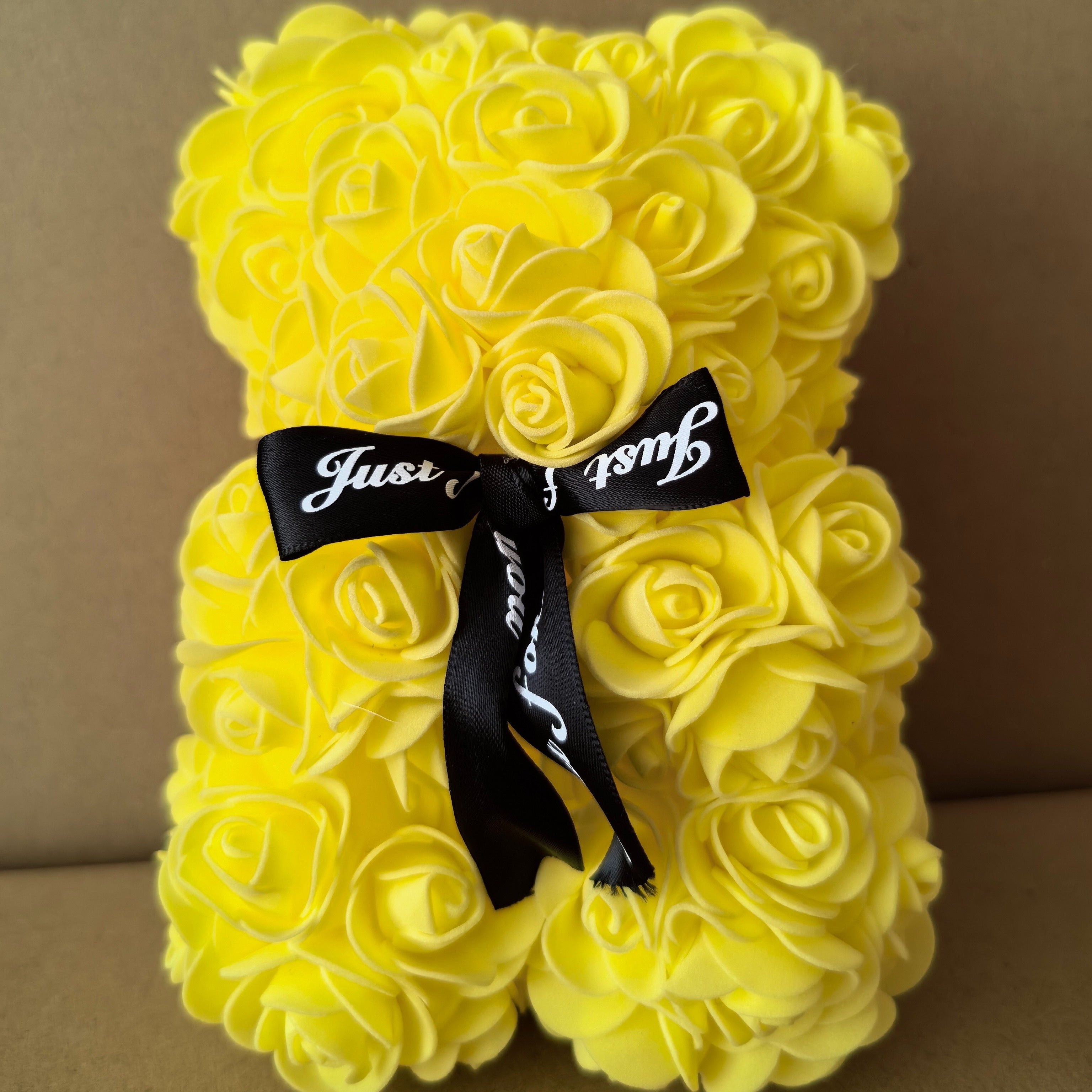 Artificial Foam Rose Bear for Valentine's Day Mother's Day Weddings and Home Decor