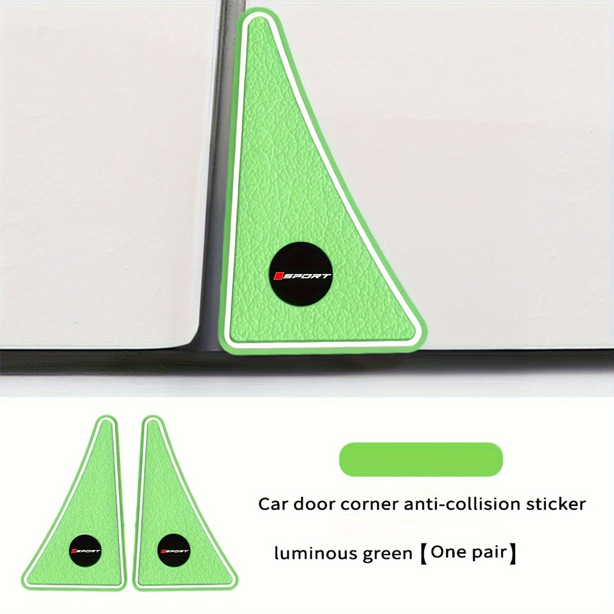 Avtomobil burchak tampon qo'riqchilari rezina uchburchakli yozuvlar o'z-o'zidan yopishadigan chizilishga qarshi himoya