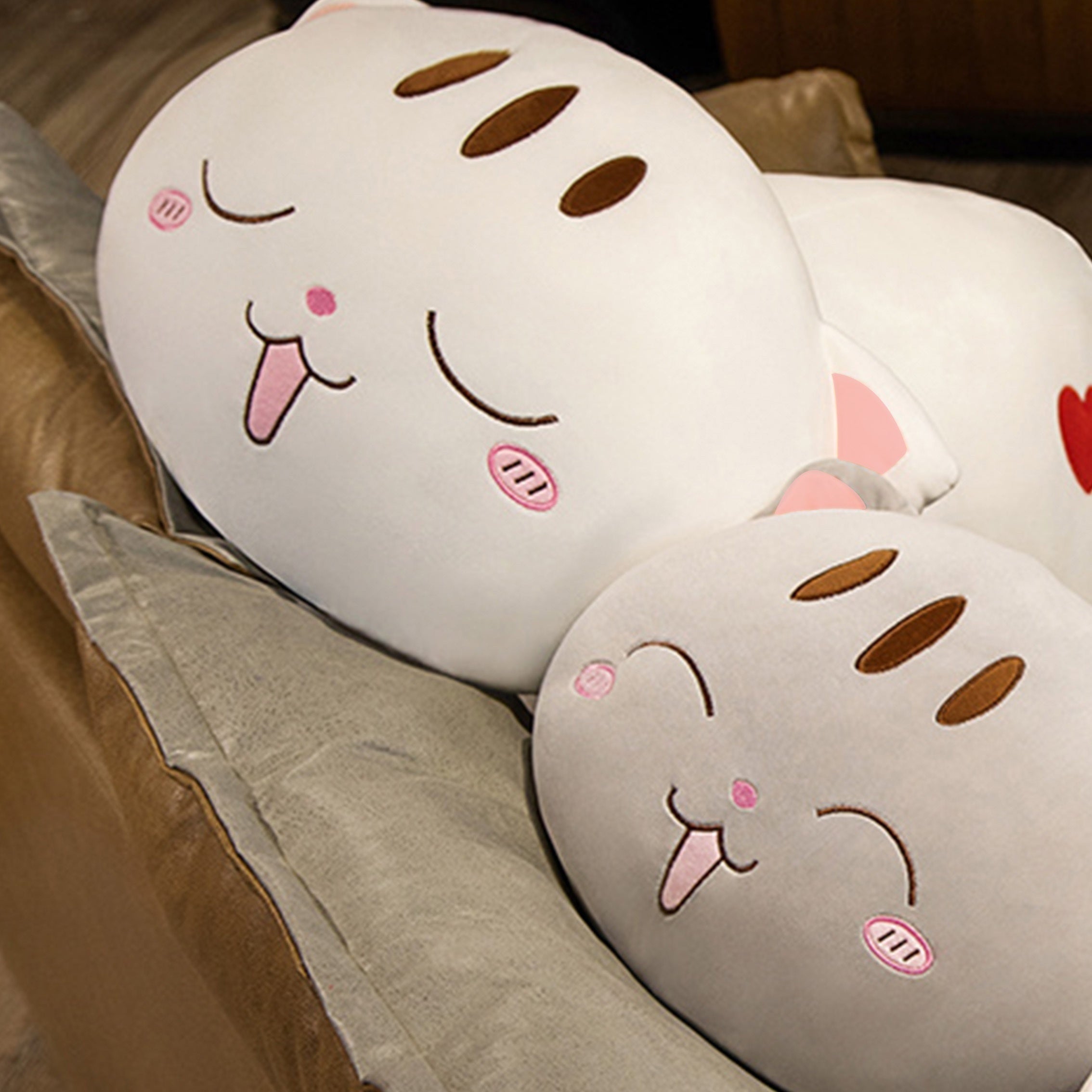 24.99cm Soft Plush Cat Toy Pillow for Kids and Gifts