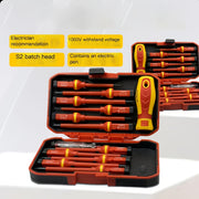 13-Piece Magnetic Screwdriver Set with Interchangeable Bits Durable Steel
