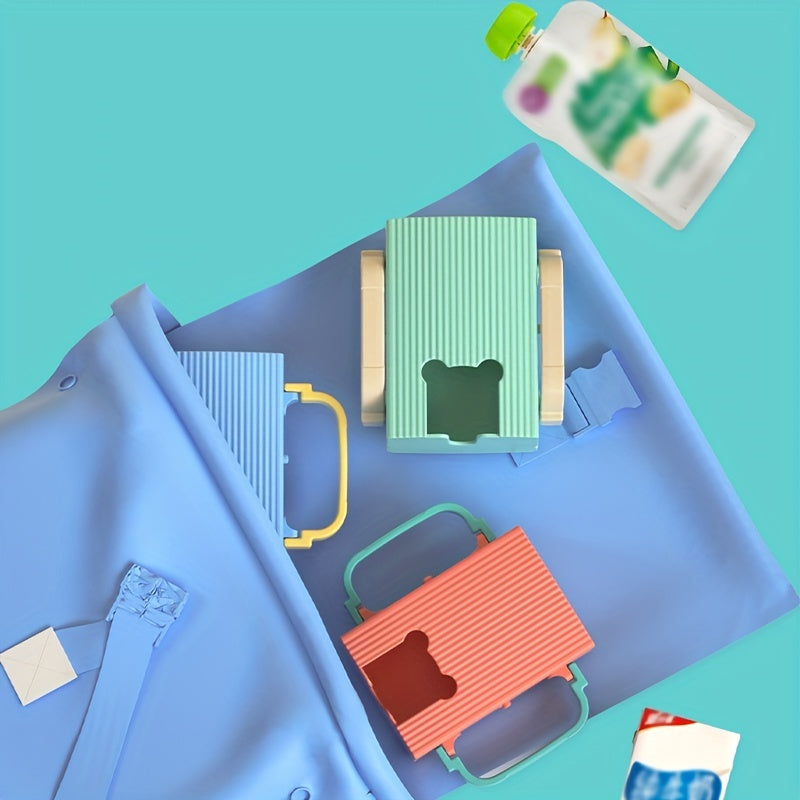 Toddler Drink Holder for Juice Boxes and Bags Adjustable Milk Carton Cup Organizer
