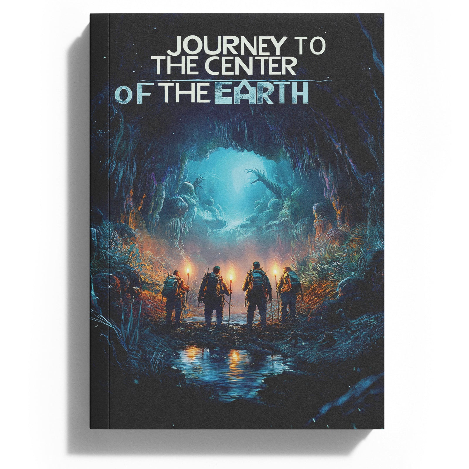 Journey to the Center of the Earth Book by Jules Verne English Edition Science Fiction Adventure Classic