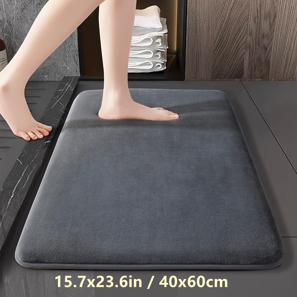Alfombra absorbente antideslizante para baño, entrada de cocina, suave y cómoda, grande
