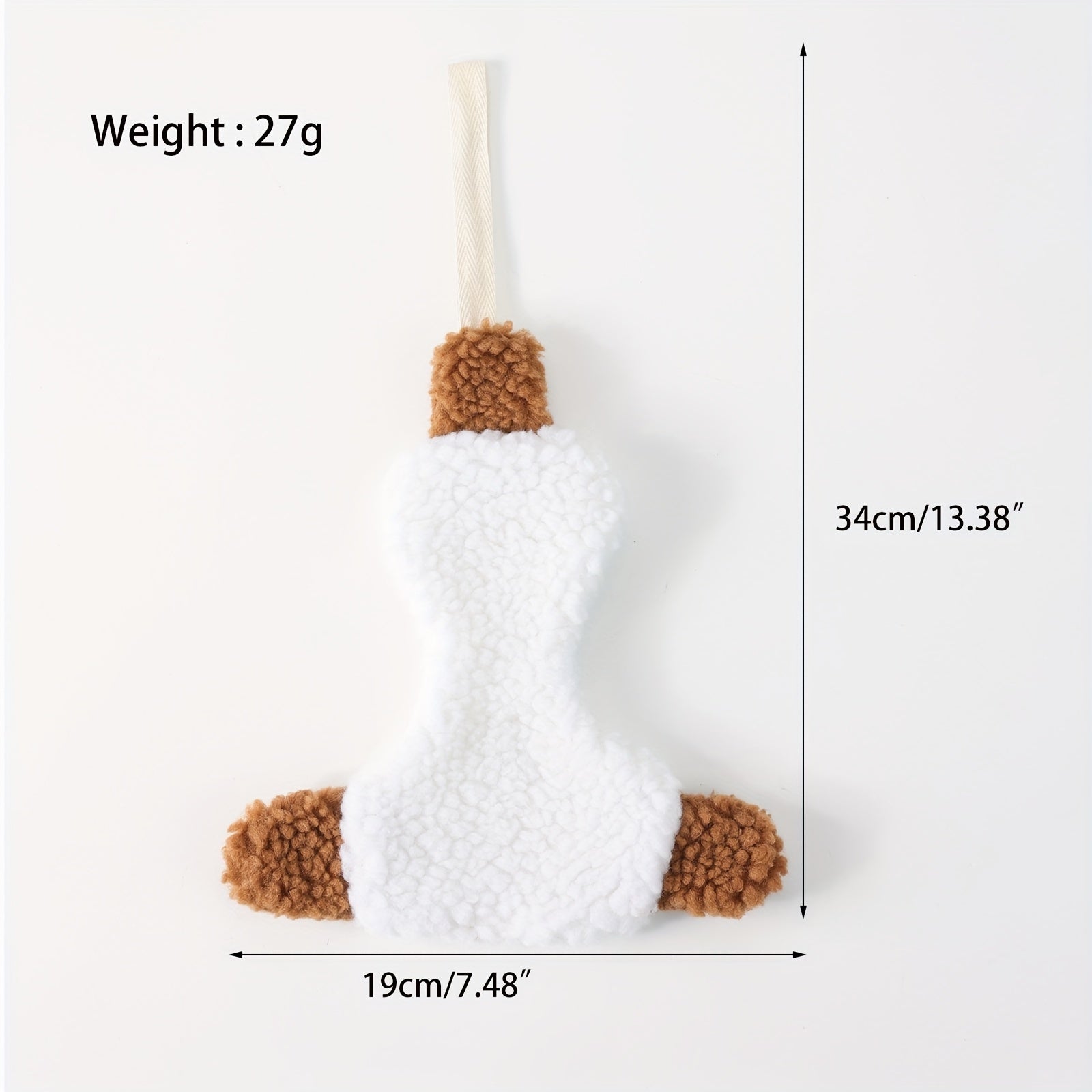 Baby Sherpa Duck Clip Dual-Color White Soothing Baby Care Accessory