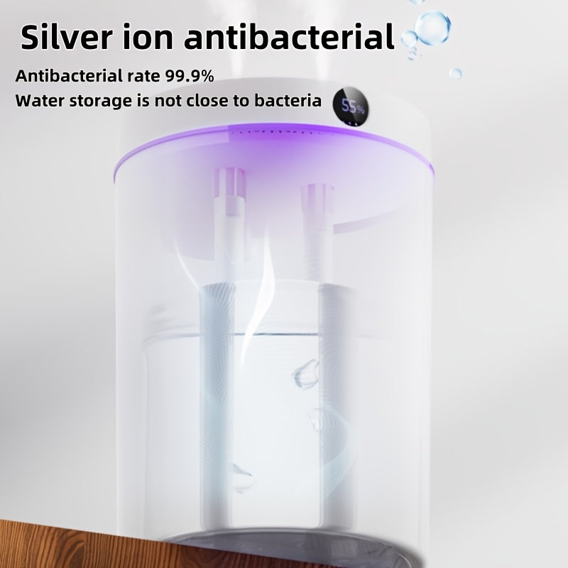 5L Ultrasonik sovuq bug'li namlikkuchuvchi, raqamli displey bilan, shovqinsiz ishlash va aroma diffuzor