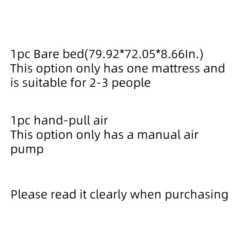 Colchón inflable plegable para acampar, siestas en la oficina, uso en casa con funda de nailon duradera